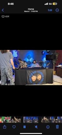 a picture of a group of people on a stage